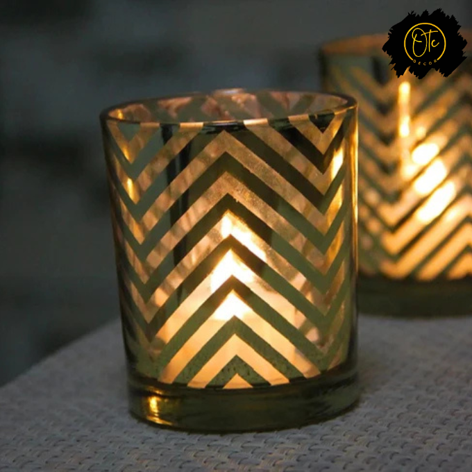 Glass LED Candles ( Set of 3 ) OTC