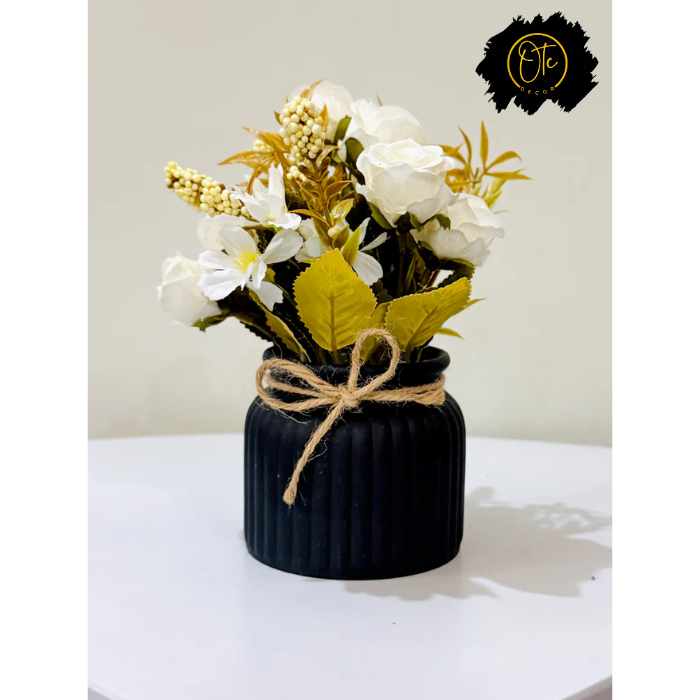 Ceramic Pot with Flowers PD-129 OTC