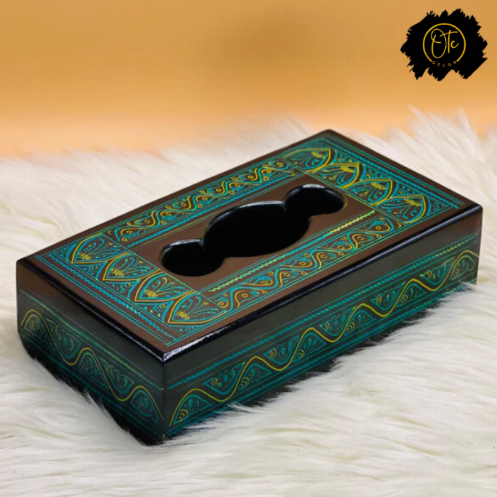 Laquer Art Tissue Box