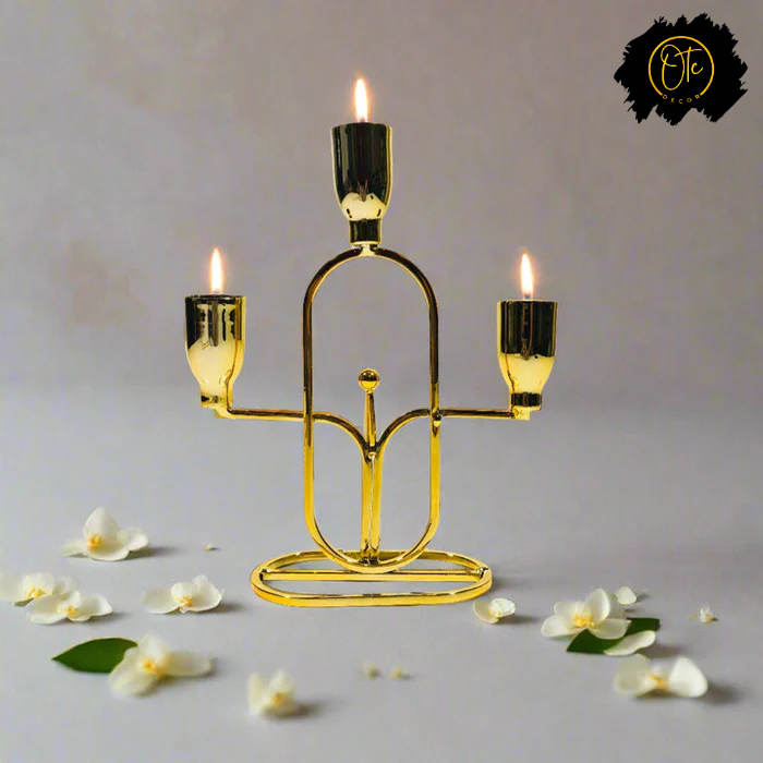 Shiny Gold Candle Stand OTC