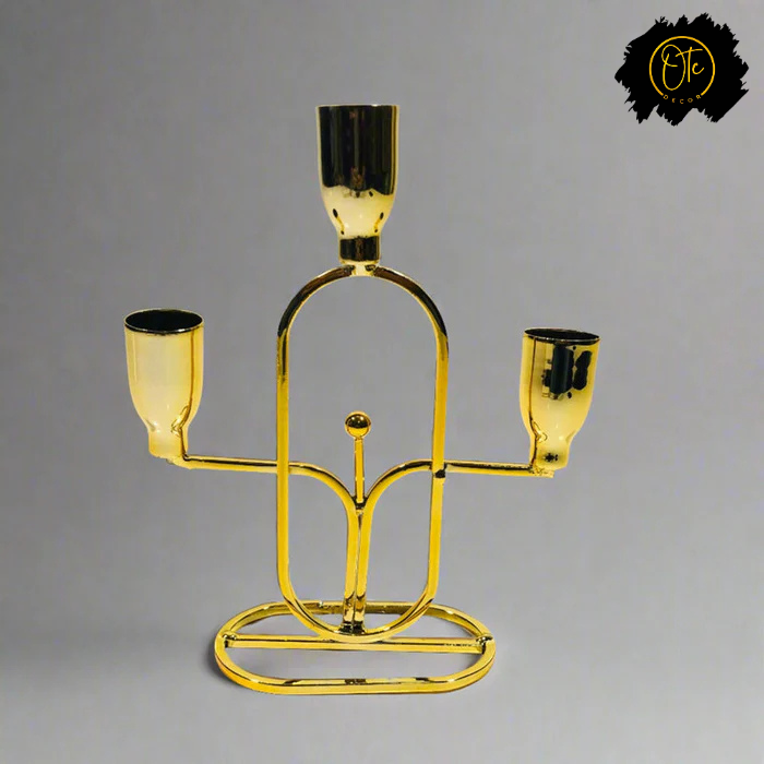 Shiny Gold Candle Stand OTC