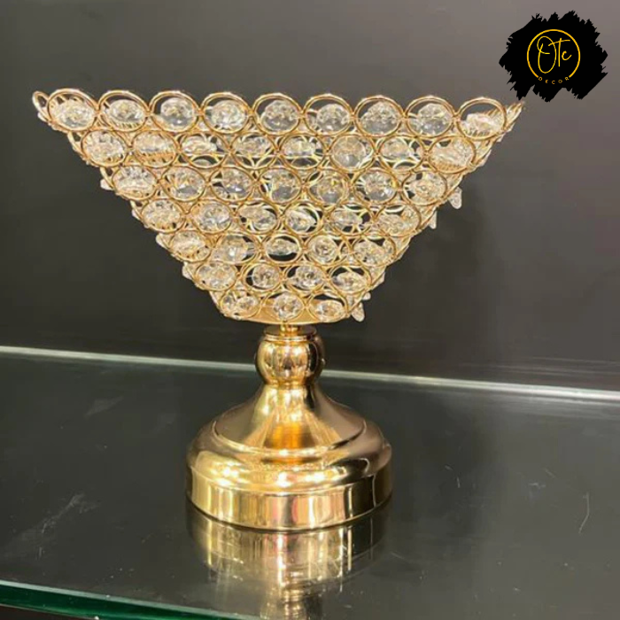Storage Metal Bowl Jar Decor