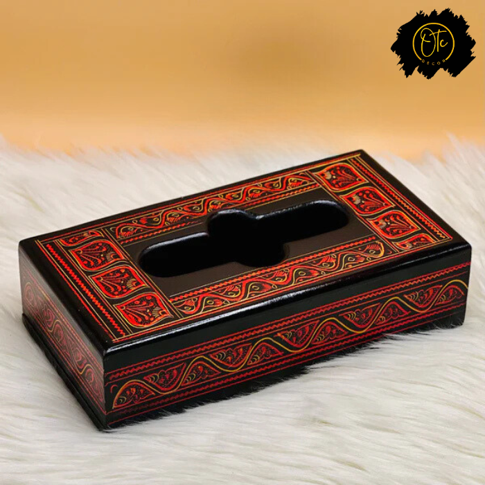 Laquer Art Tissue Box