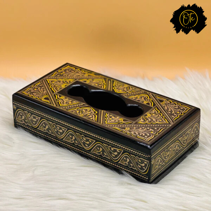 Laquer Art Tissue Box