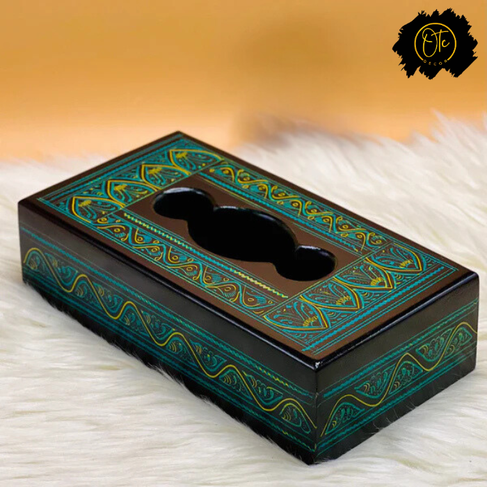 Laquer Art Tissue Box