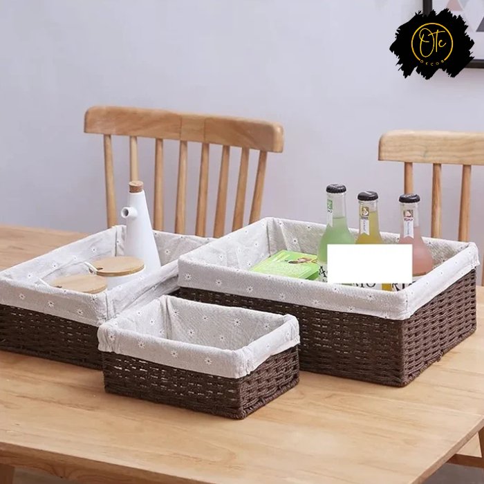 3PCS Handmade Storage Baskets