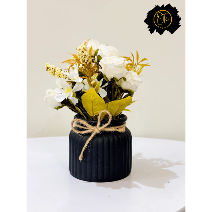 Ceramic Pot with Flowers PD-129 OTC