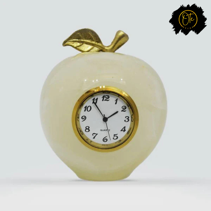 Single Piece Marble Clock