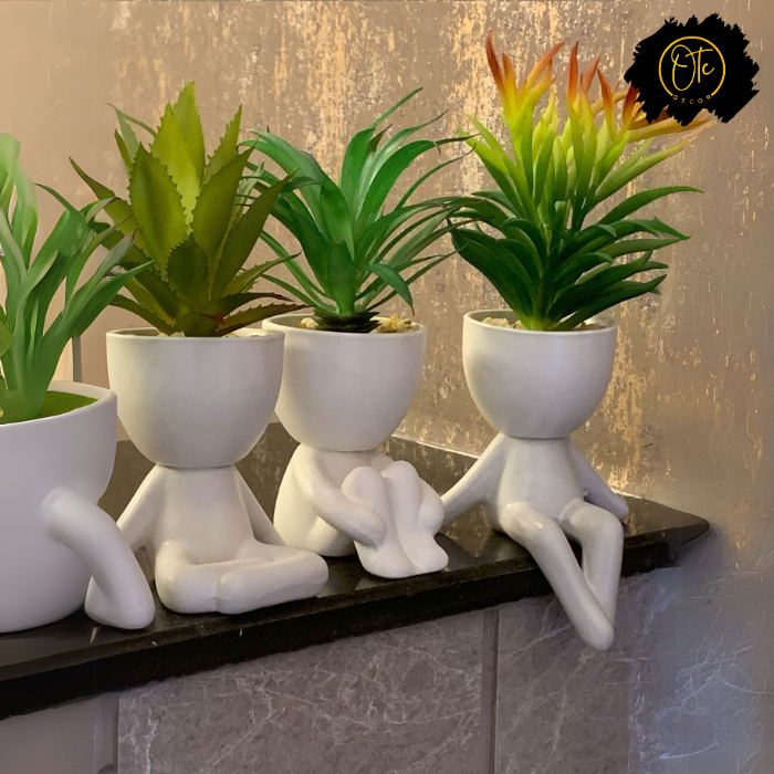 Tree Man Laying Pot – Unique Decorative Planter for Home and Office Decor