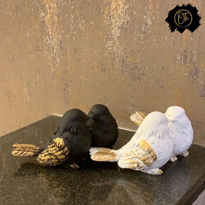 Elegant Sparrow Figurines – Handcrafted Decorative Birds for Home Decor