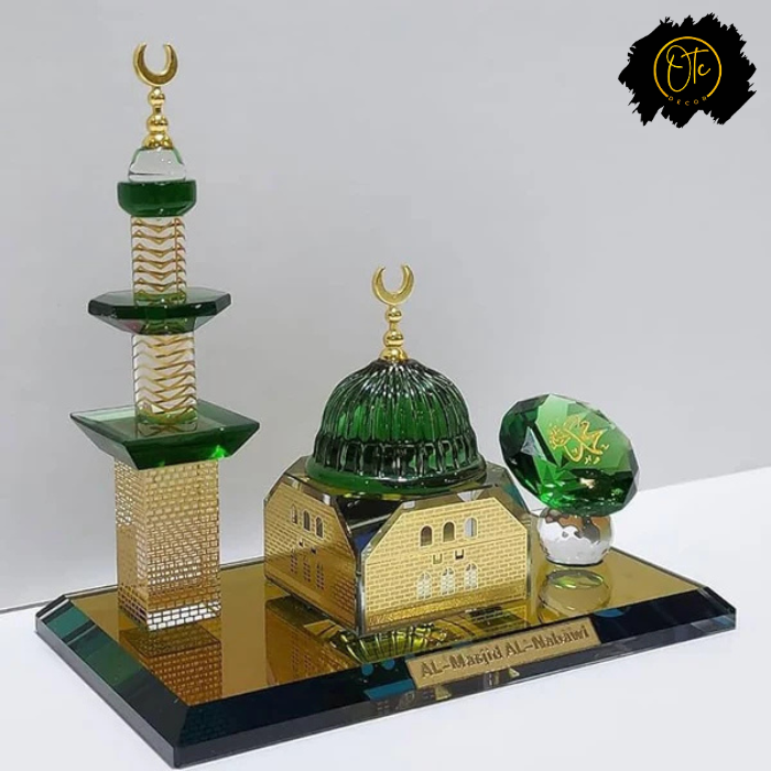 Exquisite Crystal Al-Masjid Al-Nabawi Replica – Madina Mosque Model